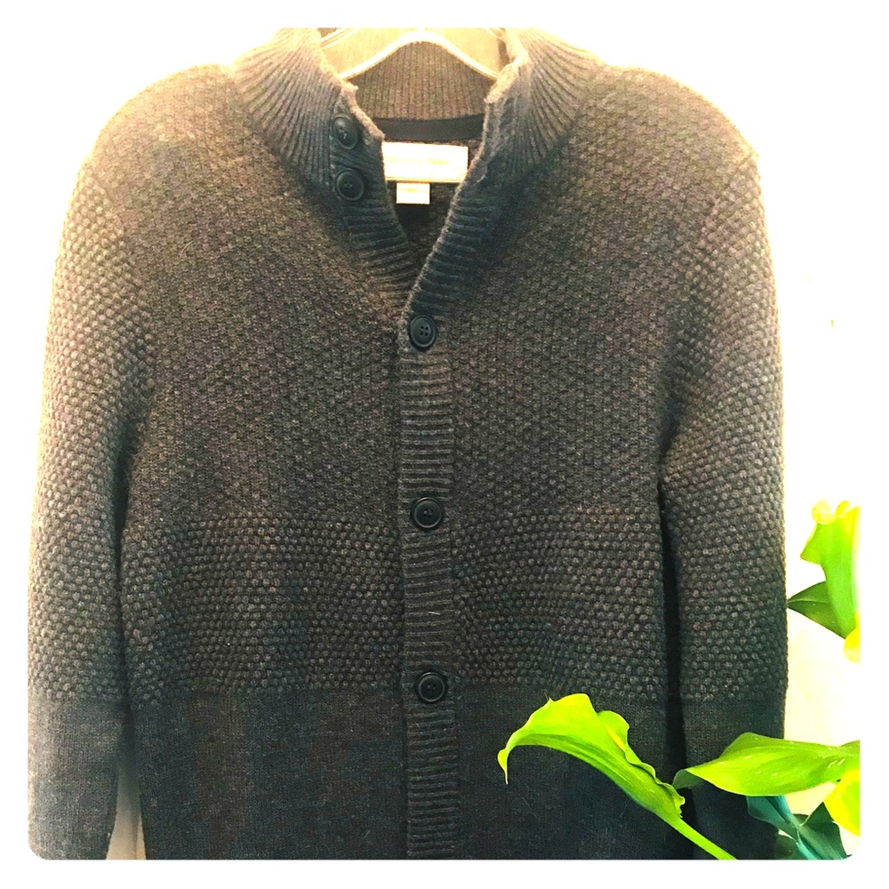 Gray Cableknit Sweater